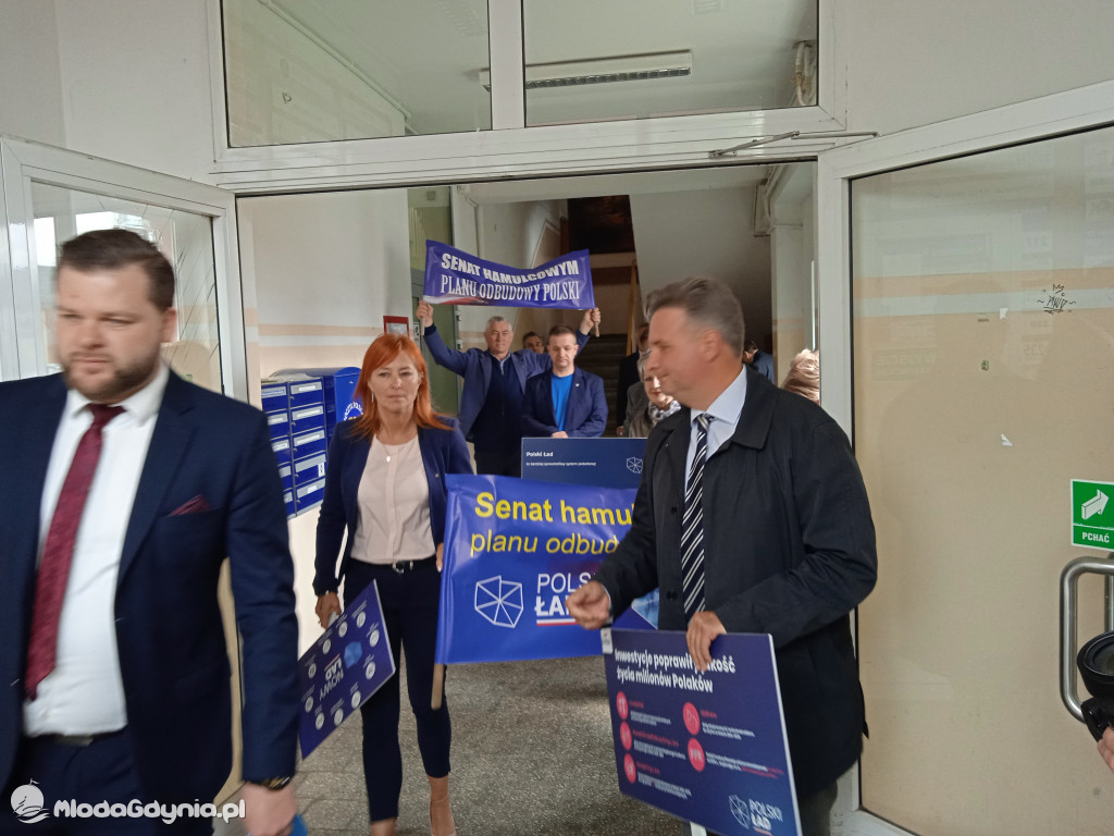 Konferencja prasowa samorzadowców w Lęborku - 19.05.2021