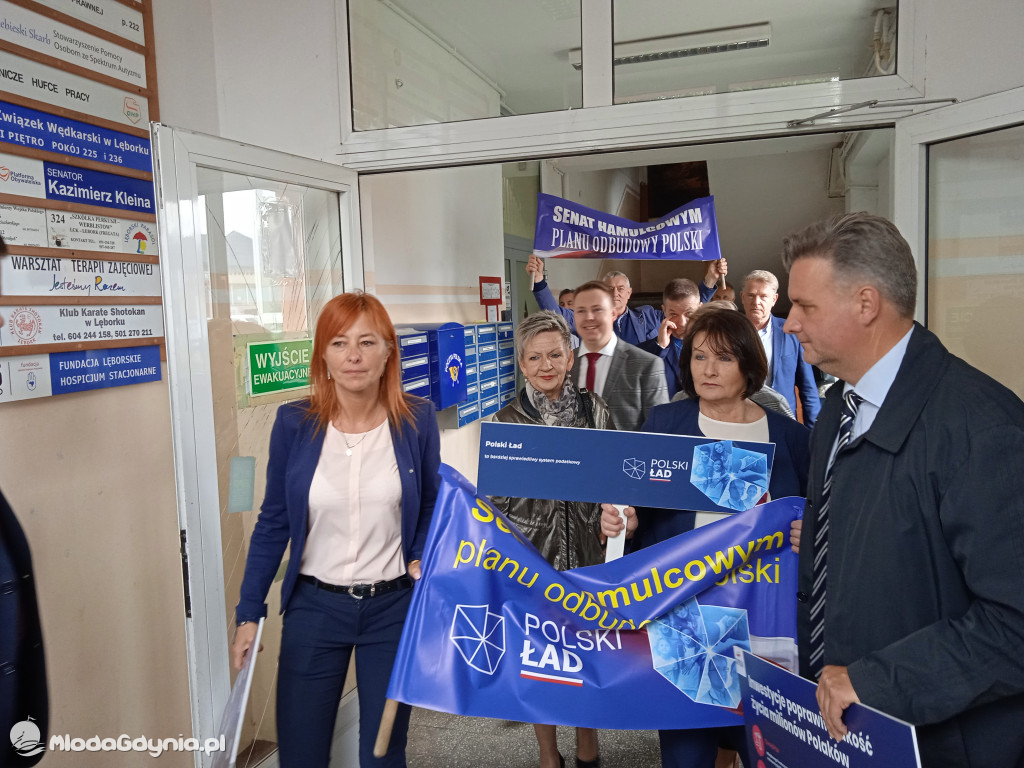 Konferencja prasowa samorzadowców w Lęborku - 19.05.2021