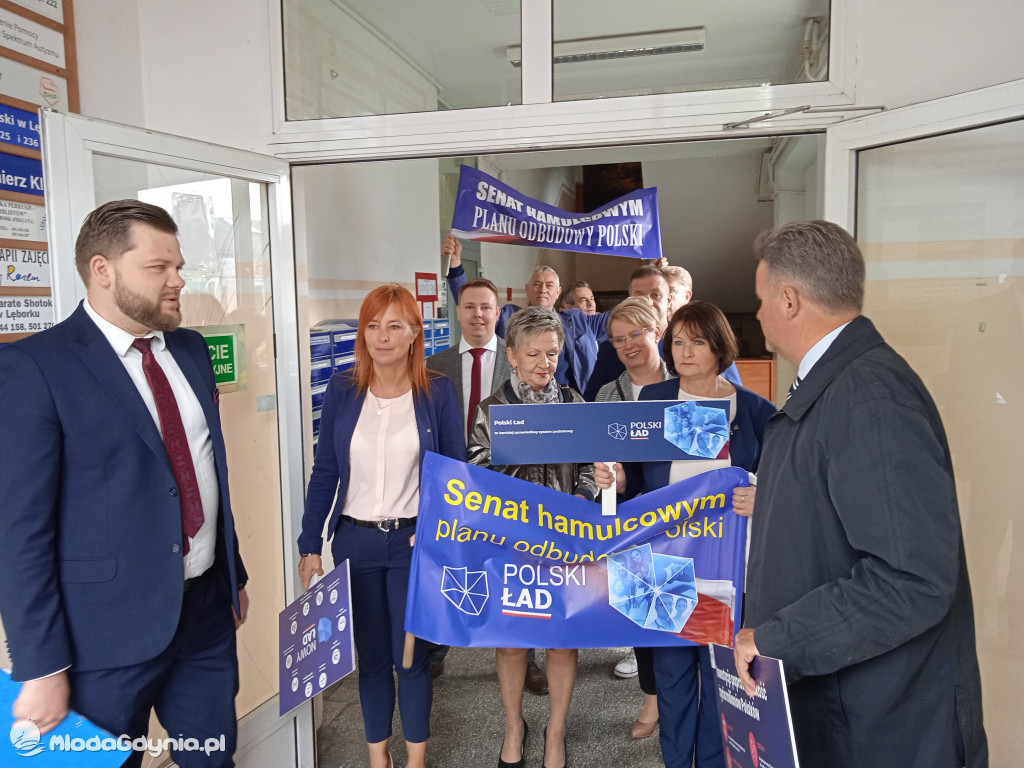 Konferencja prasowa samorzadowców w Lęborku - 19.05.2021