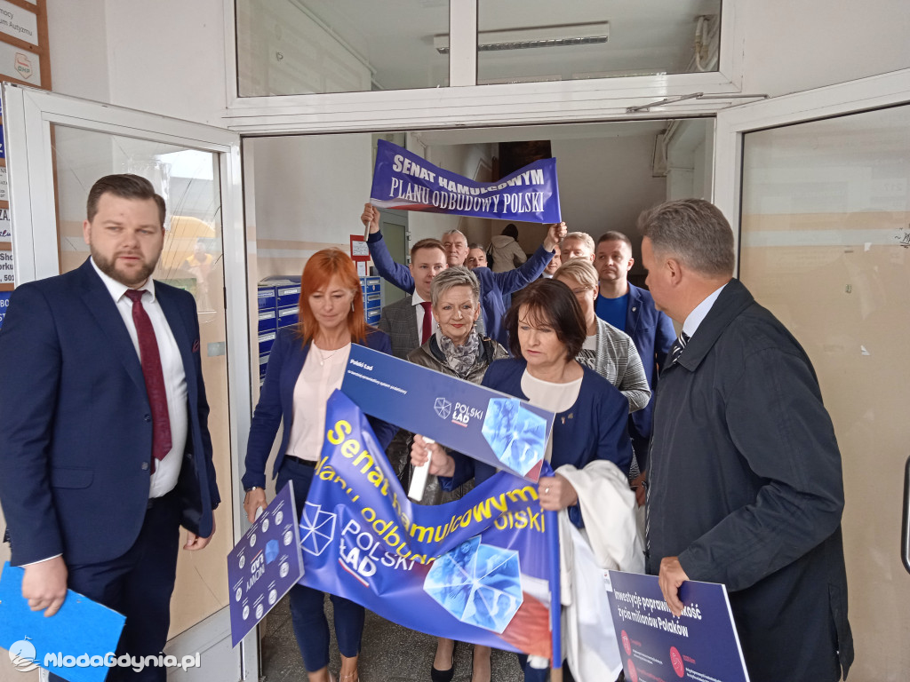 Konferencja prasowa samorzadowców w Lęborku - 19.05.2021