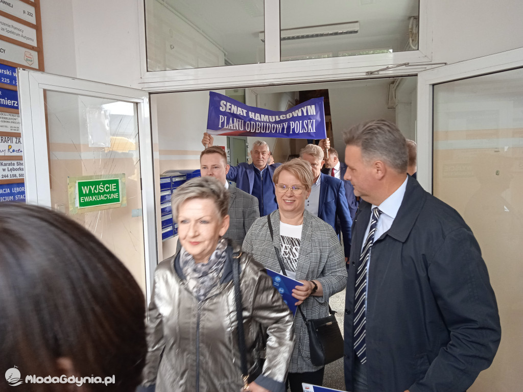 Konferencja prasowa samorzadowców w Lęborku - 19.05.2021