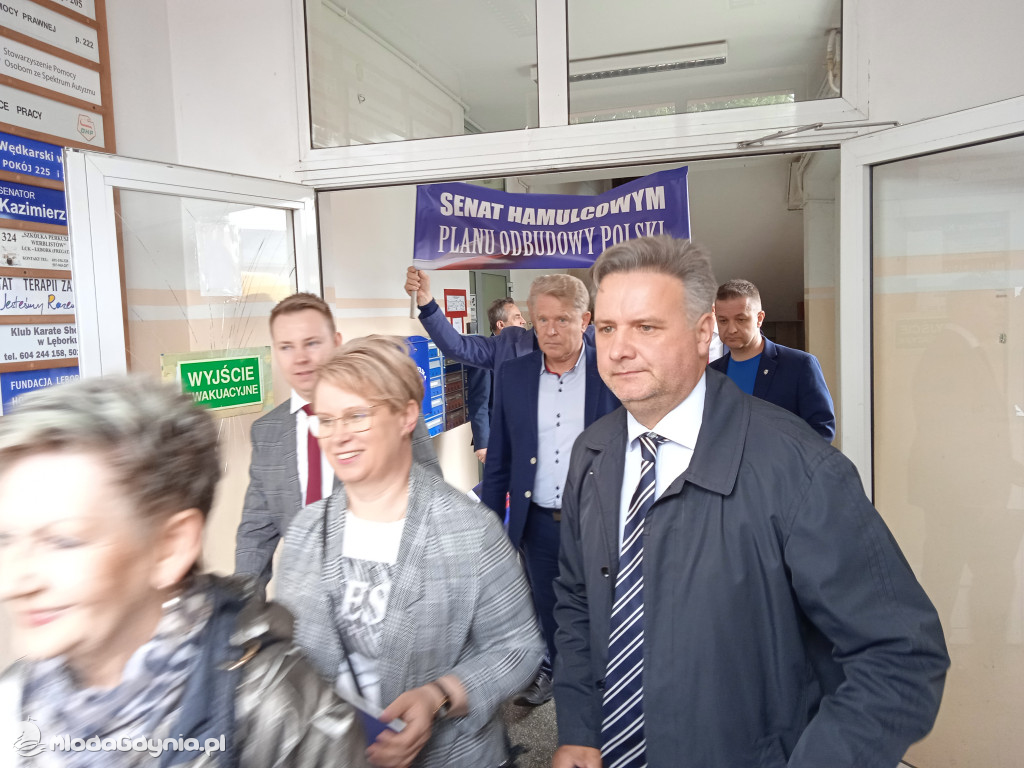 Konferencja prasowa samorzadowców w Lęborku - 19.05.2021
