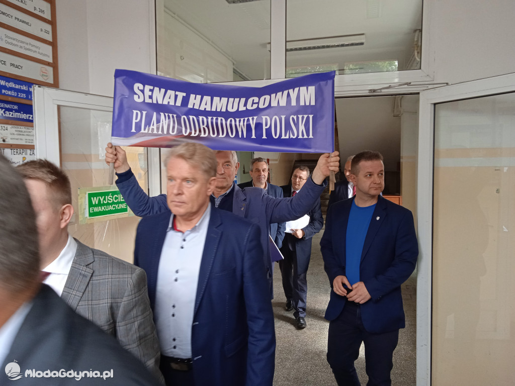 Konferencja prasowa samorzadowców w Lęborku - 19.05.2021