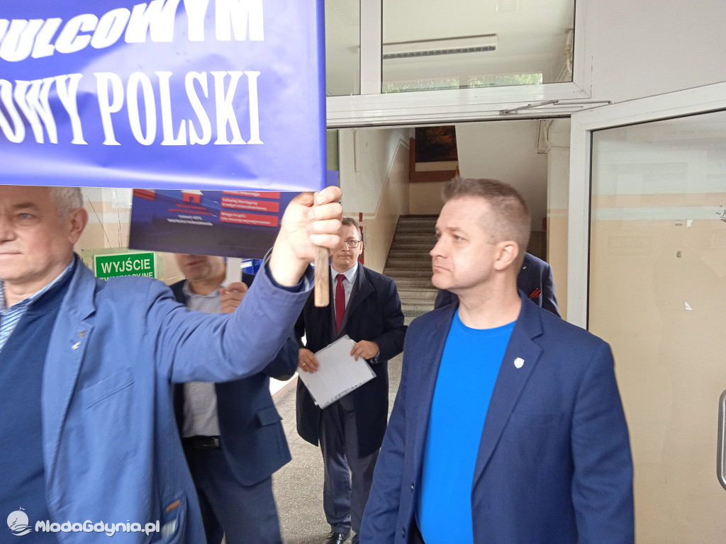 Konferencja prasowa samorzadowców w Lęborku - 19.05.2021