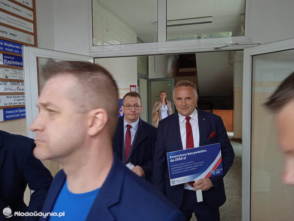 Konferencja prasowa samorzadowców w Lęborku - 19.05.2021