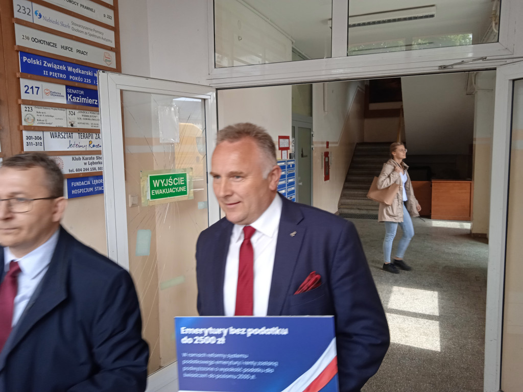 Konferencja prasowa samorzadowców w Lęborku - 19.05.2021