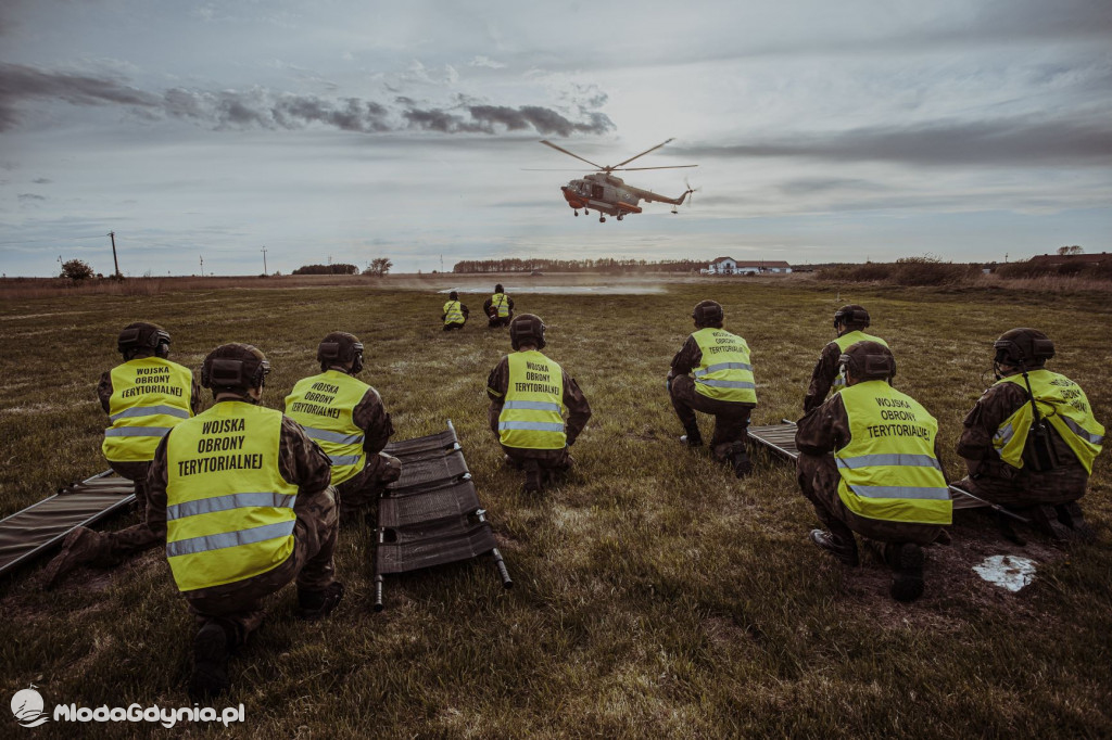 Pomorscy terytorialsi podczas szkolenia na Bałtyku