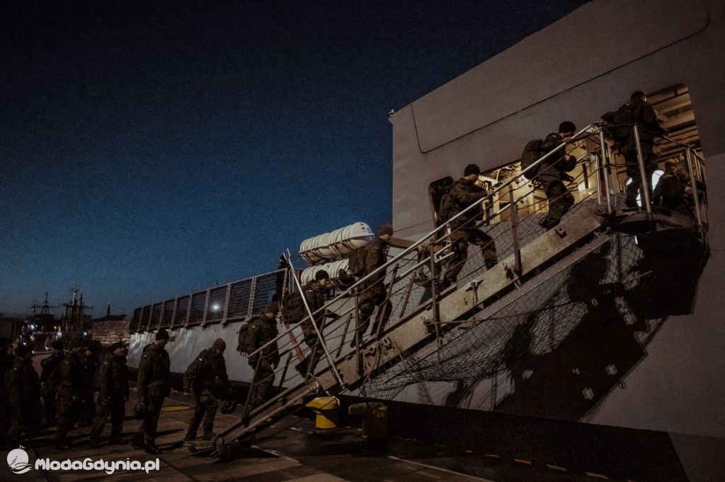 Pomorscy terytorialsi podczas szkolenia na Bałtyku