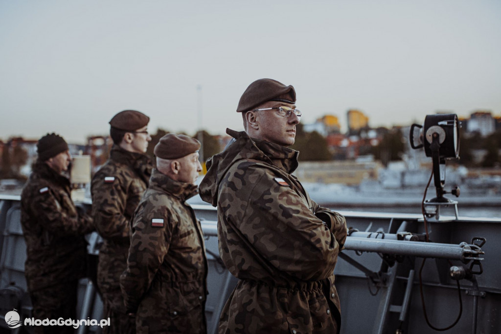 Pomorscy terytorialsi podczas szkolenia na Bałtyku