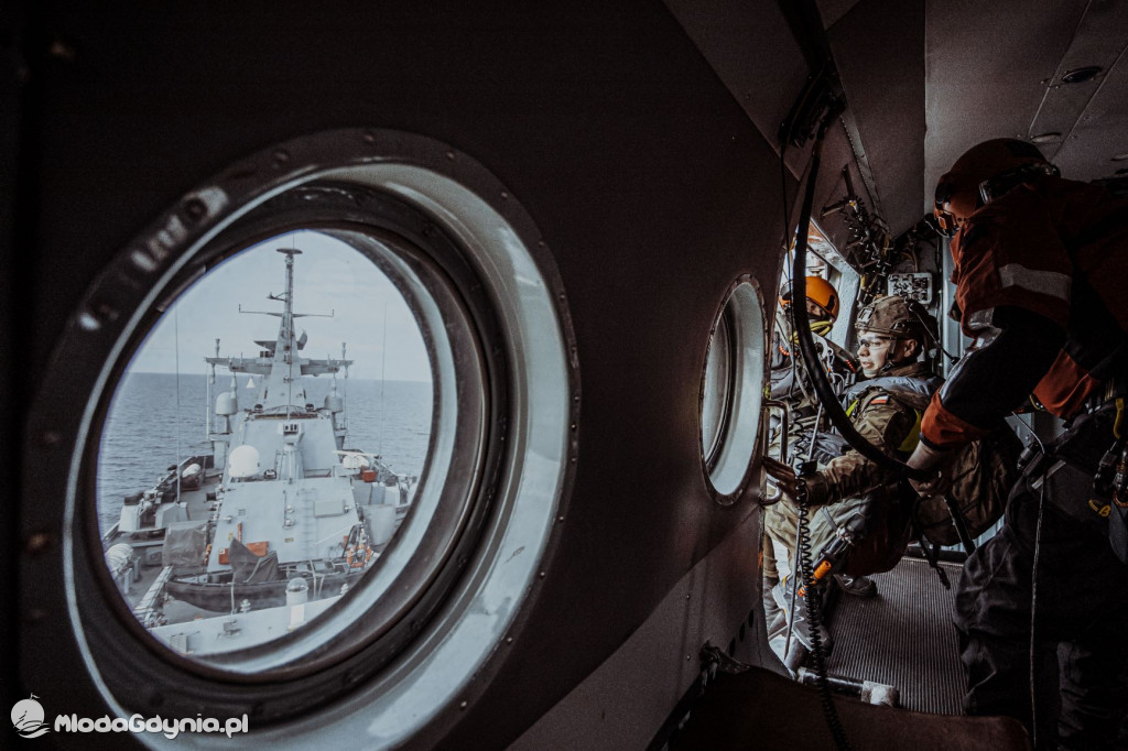 Pomorscy terytorialsi podczas szkolenia na Bałtyku