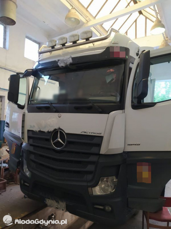 Nocna akcja na autostradzie A1