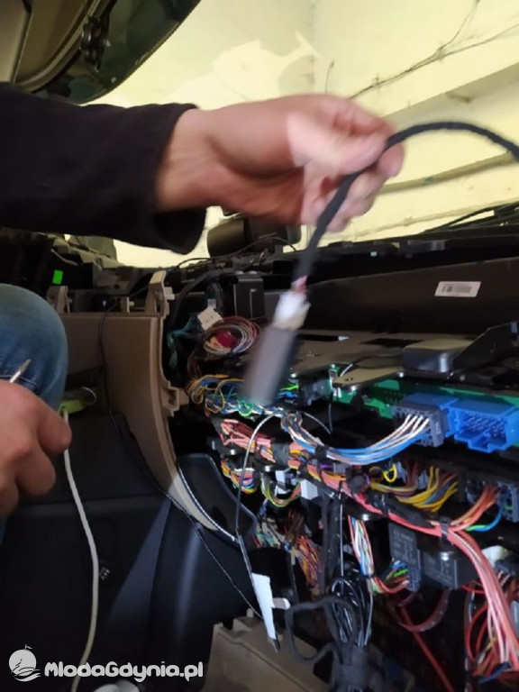 Nocna akcja na autostradzie A1