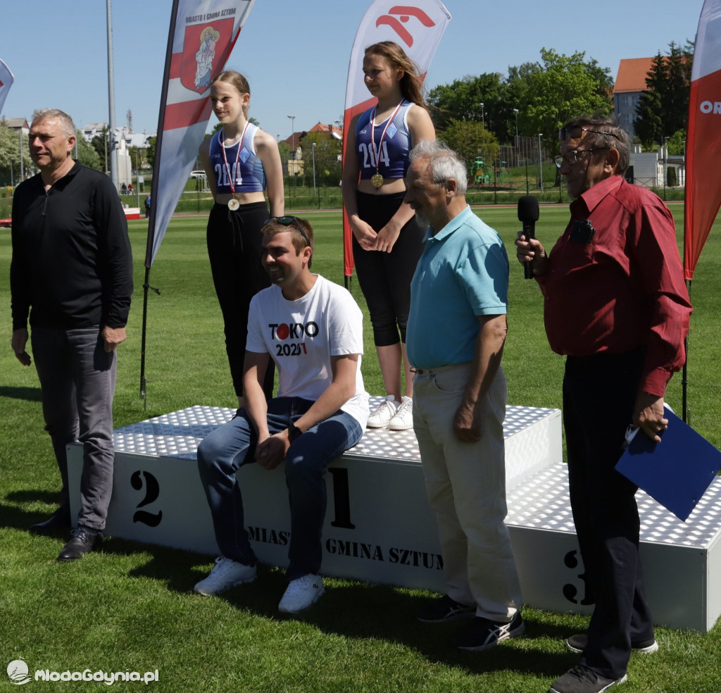 Mistrzostwa Okręgu w Wielobojach Młodzików i w skoku o tyczce U-12 i U-14 w Sztumie 2021