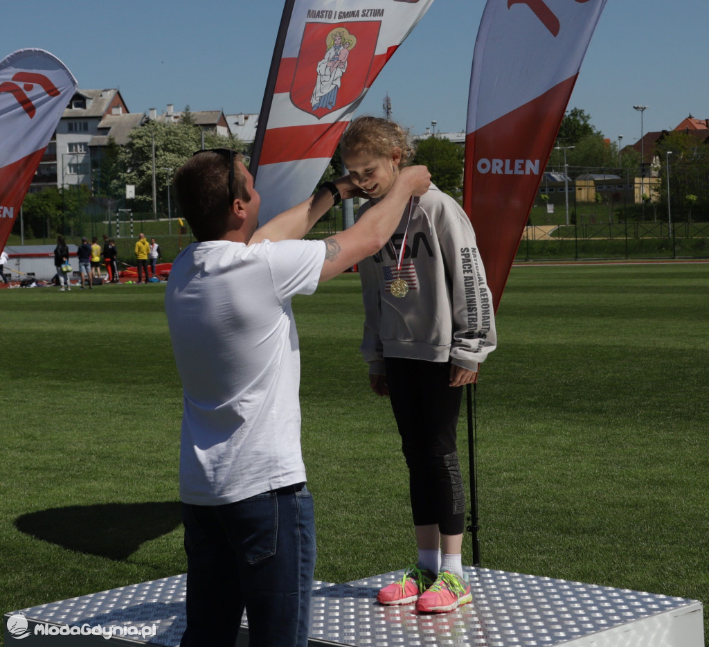 Mistrzostwa Okręgu w Wielobojach Młodzików i w skoku o tyczce U-12 i U-14 w Sztumie 2021