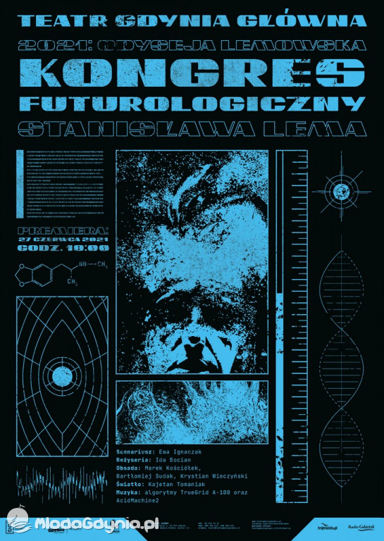 Teatr Gdynia Główna - podwójna premiera - Kongres Futurologiczny i Teohiphip Stanisława Lema