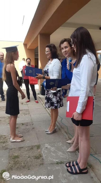 SP 42 - uroczyste pożegnanie klas ósmych 25.06.2021