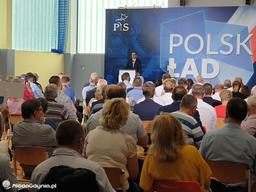 Mateusz Morawiecki w Borczu - start Polskiego Ładu 01.07.2021