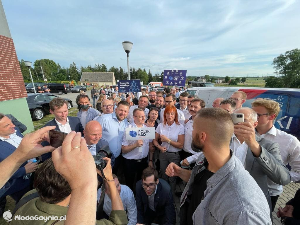 Mateusz Morawiecki w Borczu - start Polskiego Ładu 01.07.2021