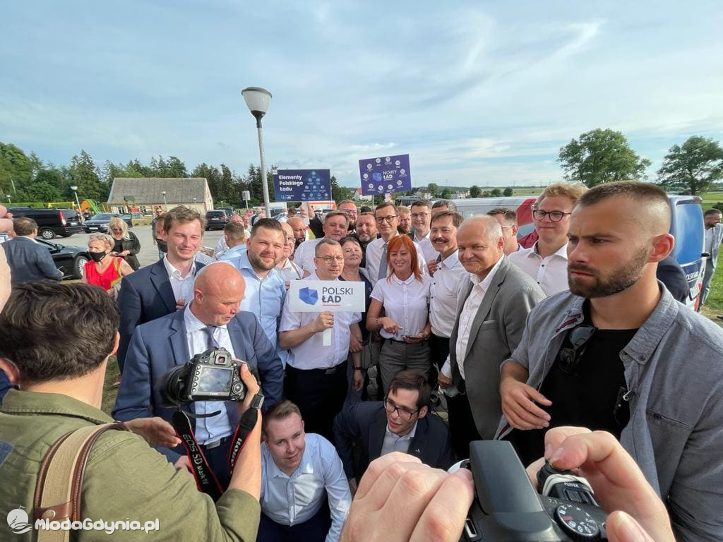 Mateusz Morawiecki w Borczu - start Polskiego Ładu 01.07.2021