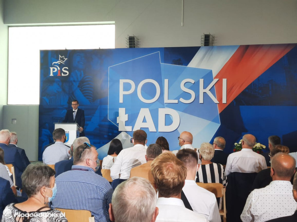 Mateusz Morawiecki w Borczu - start Polskiego Ładu 01.07.2021