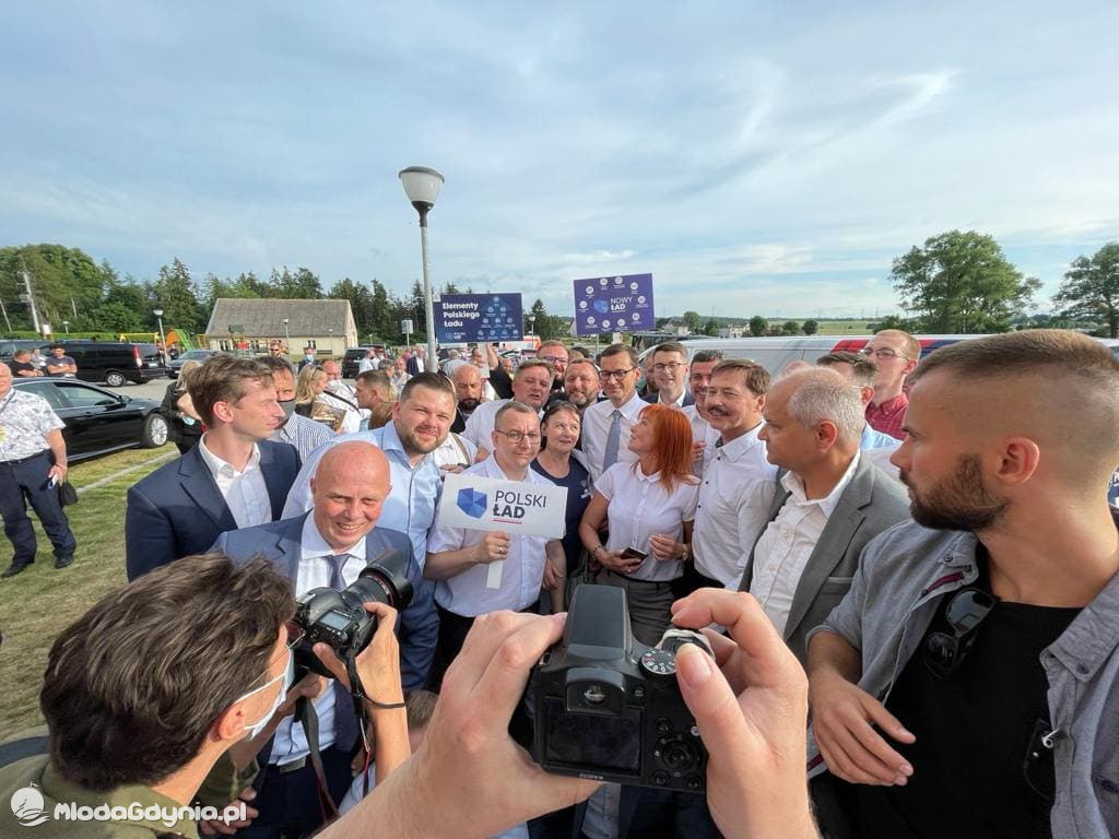 Mateusz Morawiecki w Borczu - start Polskiego Ładu 01.07.2021