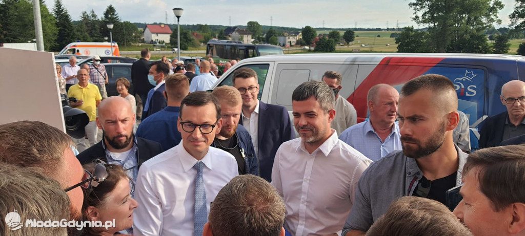 Mateusz Morawiecki w Borczu - start Polskiego Ładu 01.07.2021