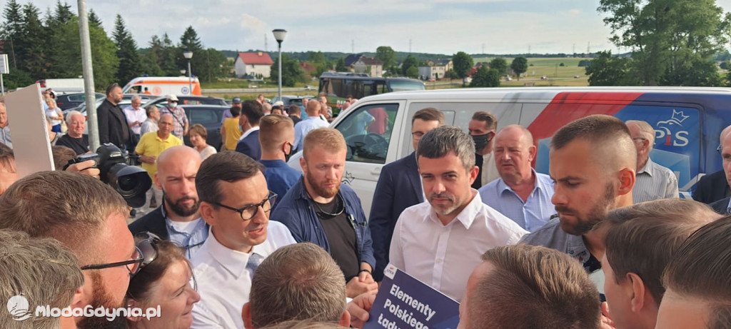 Mateusz Morawiecki w Borczu - start Polskiego Ładu 01.07.2021