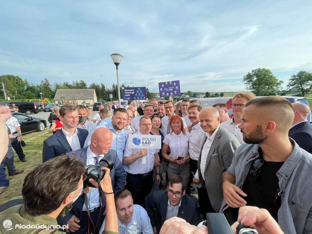 Mateusz Morawiecki w Borczu - start Polskiego Ładu 01.07.2021