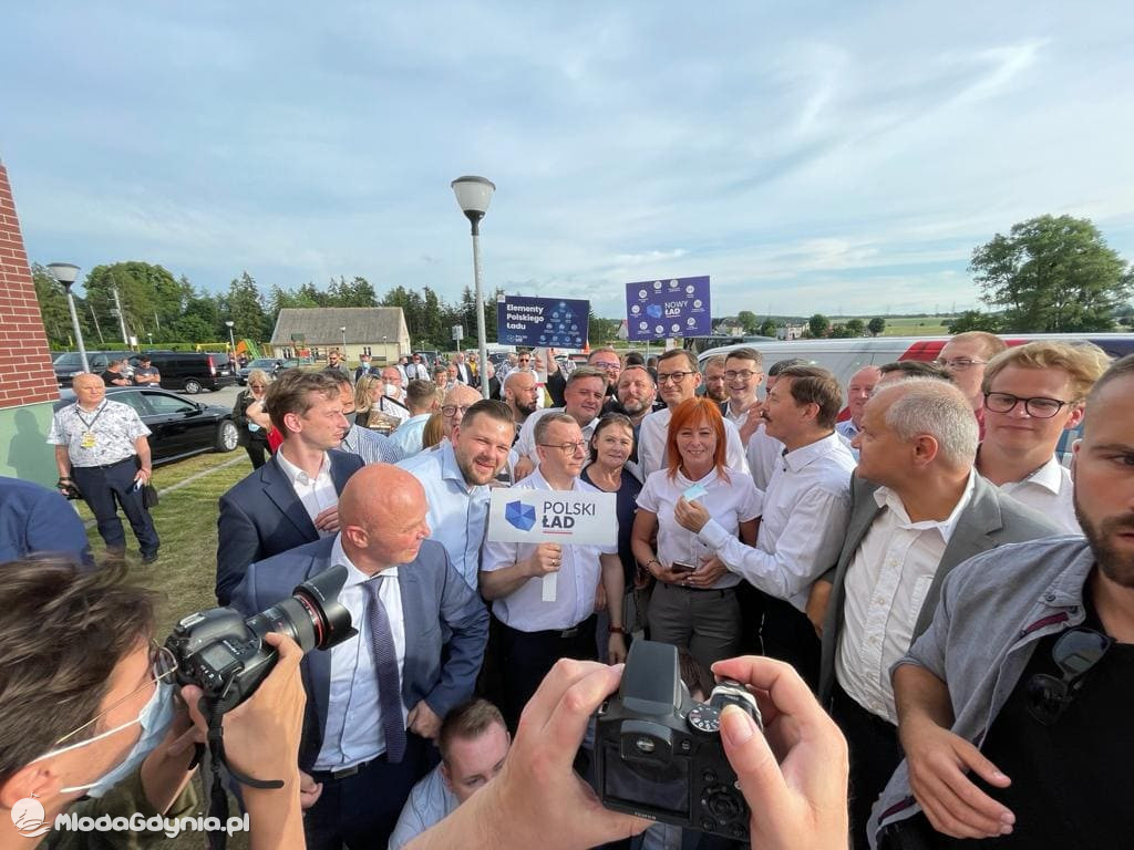 Mateusz Morawiecki w Borczu - start Polskiego Ładu 01.07.2021
