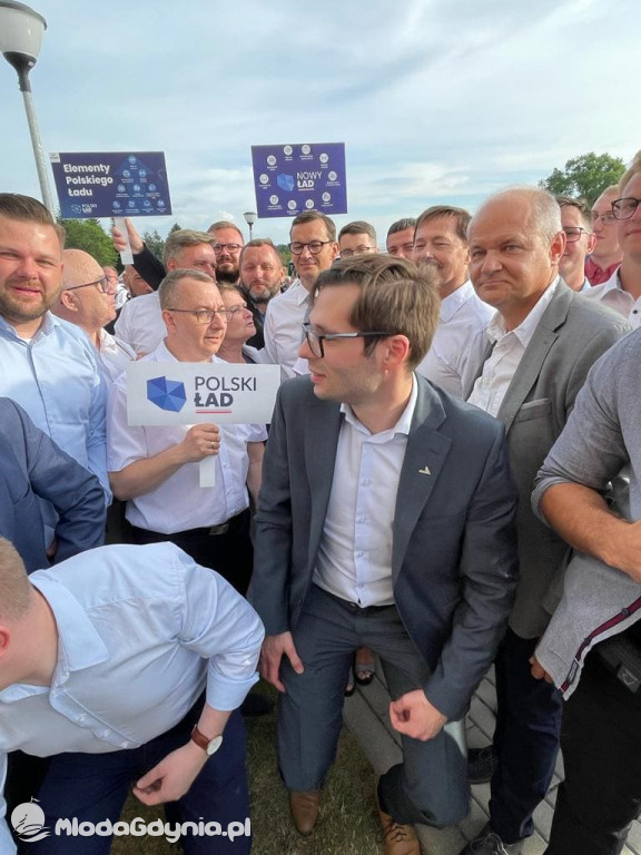 Mateusz Morawiecki w Borczu - start Polskiego Ładu 01.07.2021