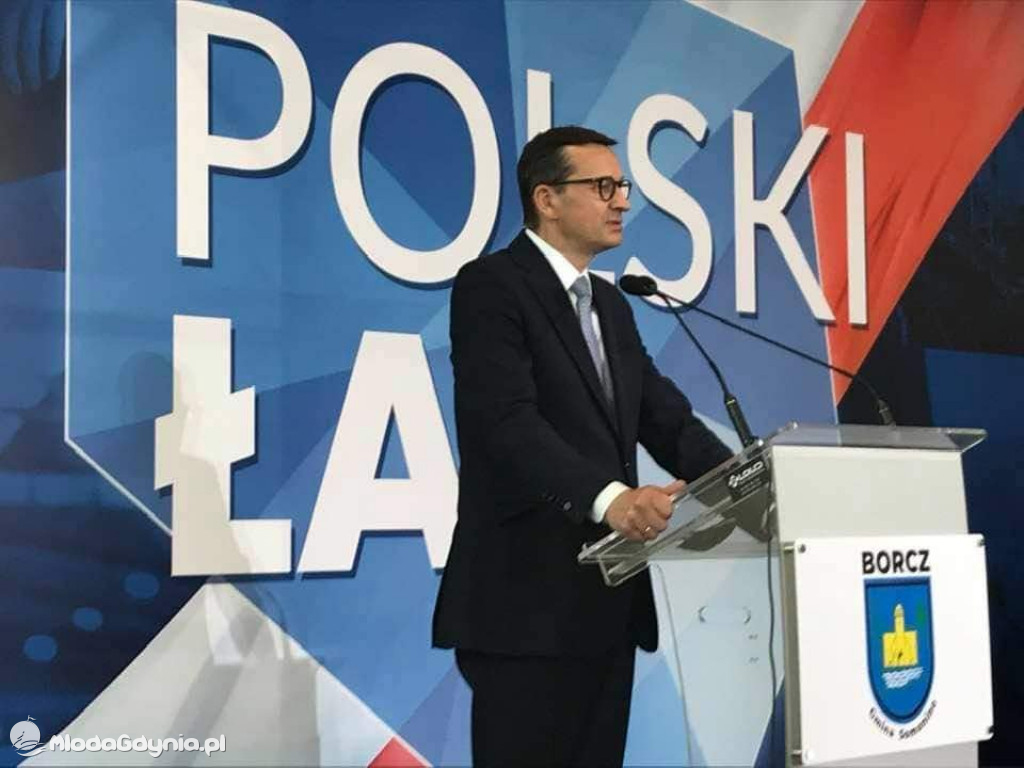 Mateusz Morawiecki w Borczu - start Polskiego Ładu 01.07.2021