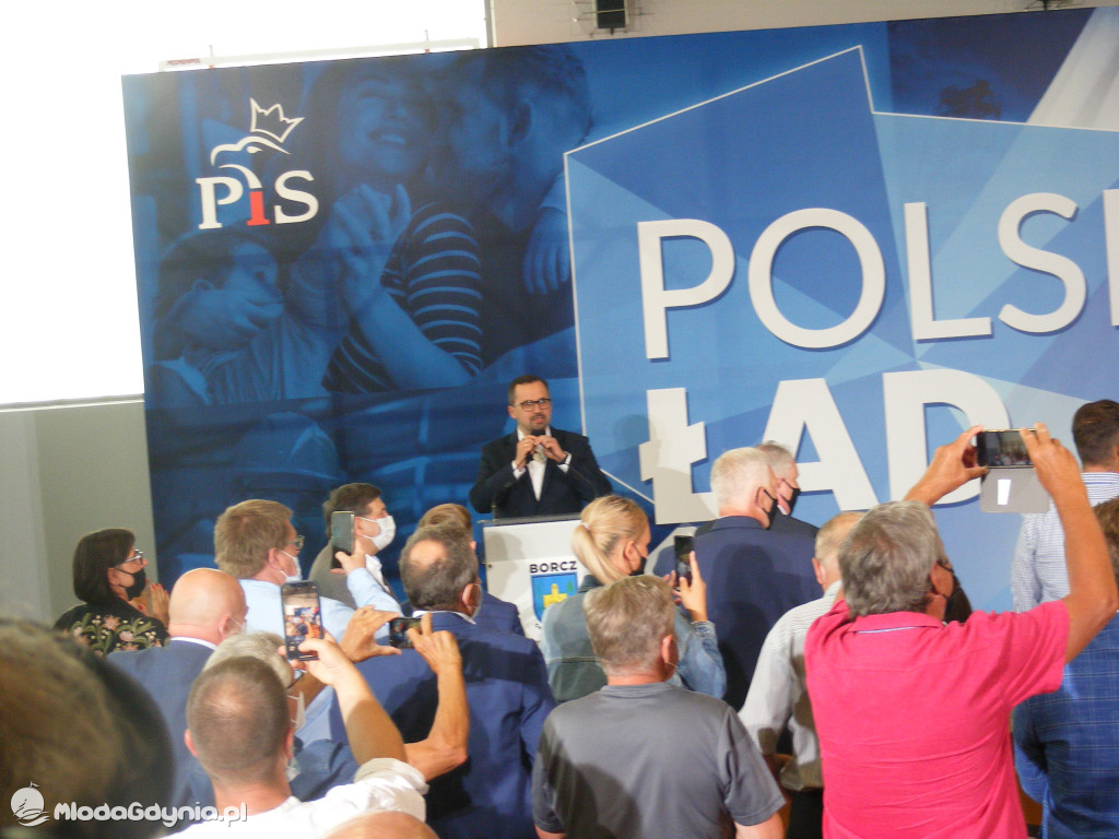 Mateusz Morawiecki w Borczu - start Polskiego Ładu 01.07.2021