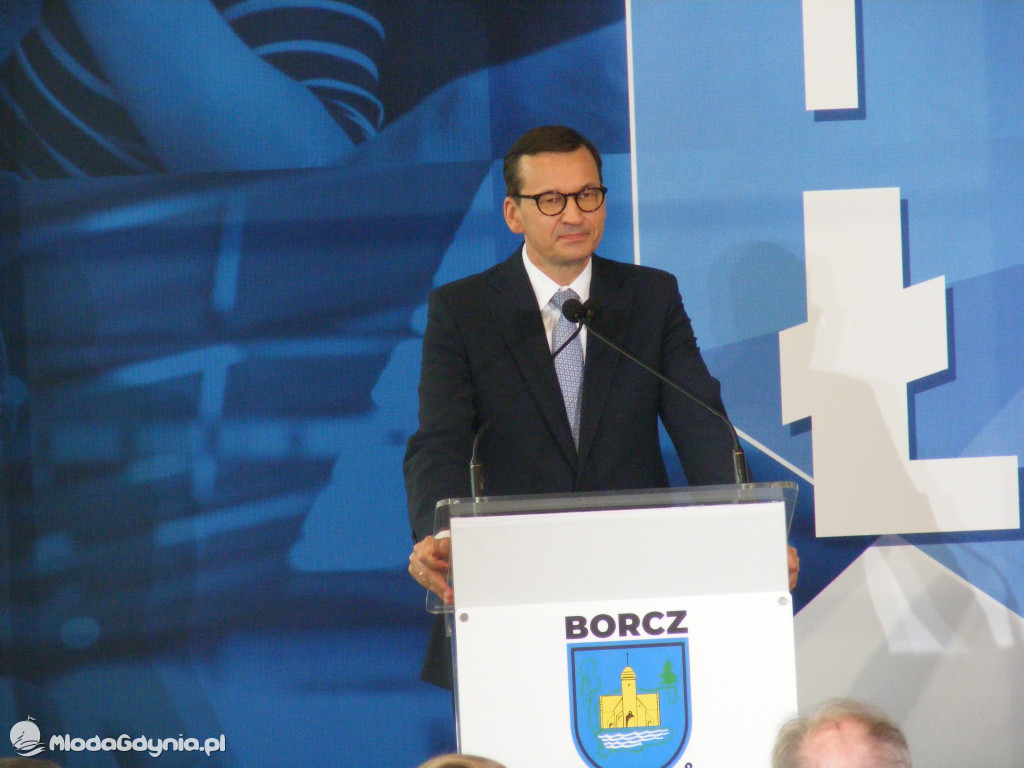 Mateusz Morawiecki w Borczu - start Polskiego Ładu 01.07.2021