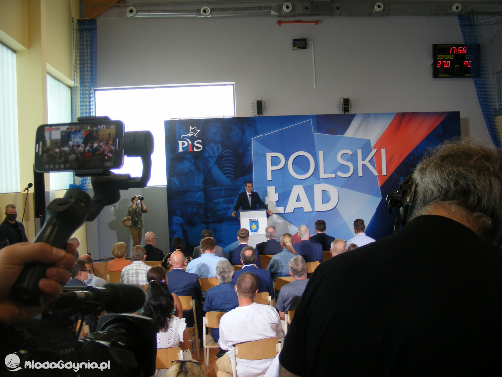Mateusz Morawiecki w Borczu - start Polskiego Ładu 01.07.2021