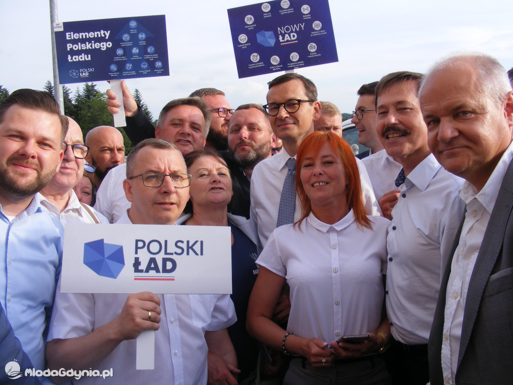 Mateusz Morawiecki w Borczu - start Polskiego Ładu 01.07.2021