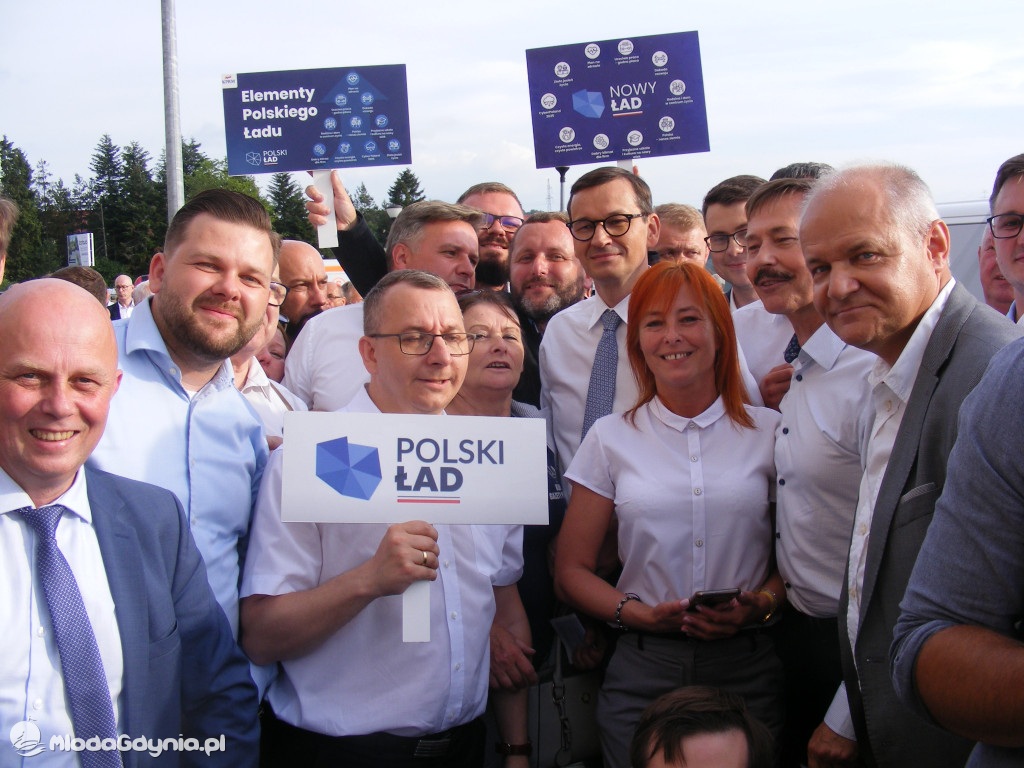 Mateusz Morawiecki w Borczu - start Polskiego Ładu 01.07.2021