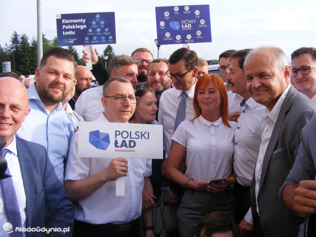 Mateusz Morawiecki w Borczu - start Polskiego Ładu 01.07.2021