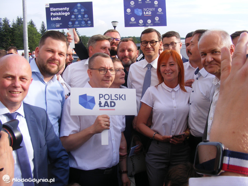 Mateusz Morawiecki w Borczu - start Polskiego Ładu 01.07.2021