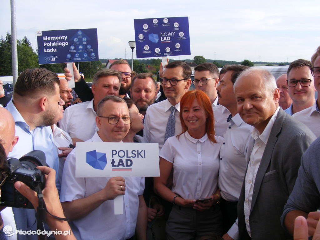 Mateusz Morawiecki w Borczu - start Polskiego Ładu 01.07.2021