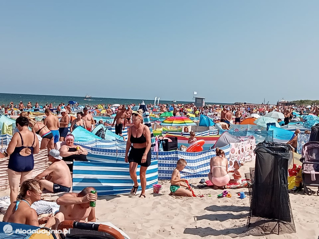 A tym czasem na plaży we Władysławowie