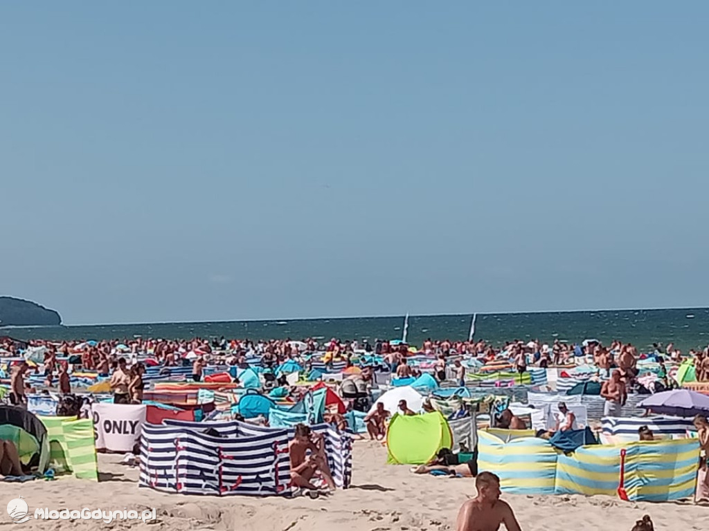 A tym czasem na plaży we Władysławowie