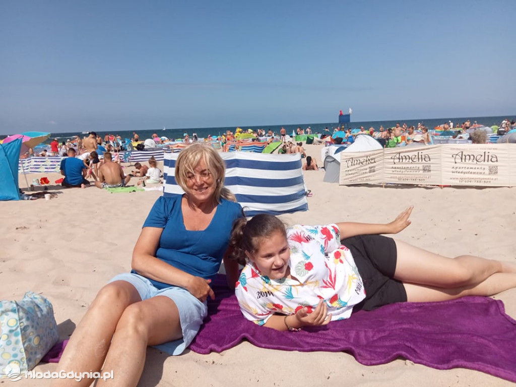 A tym czasem na plaży we Władysławowie