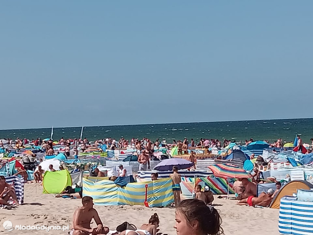 A tym czasem na plaży we Władysławowie