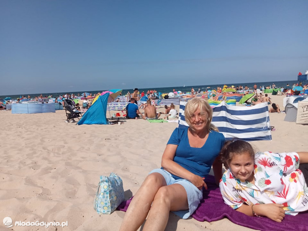 A tym czasem na plaży we Władysławowie