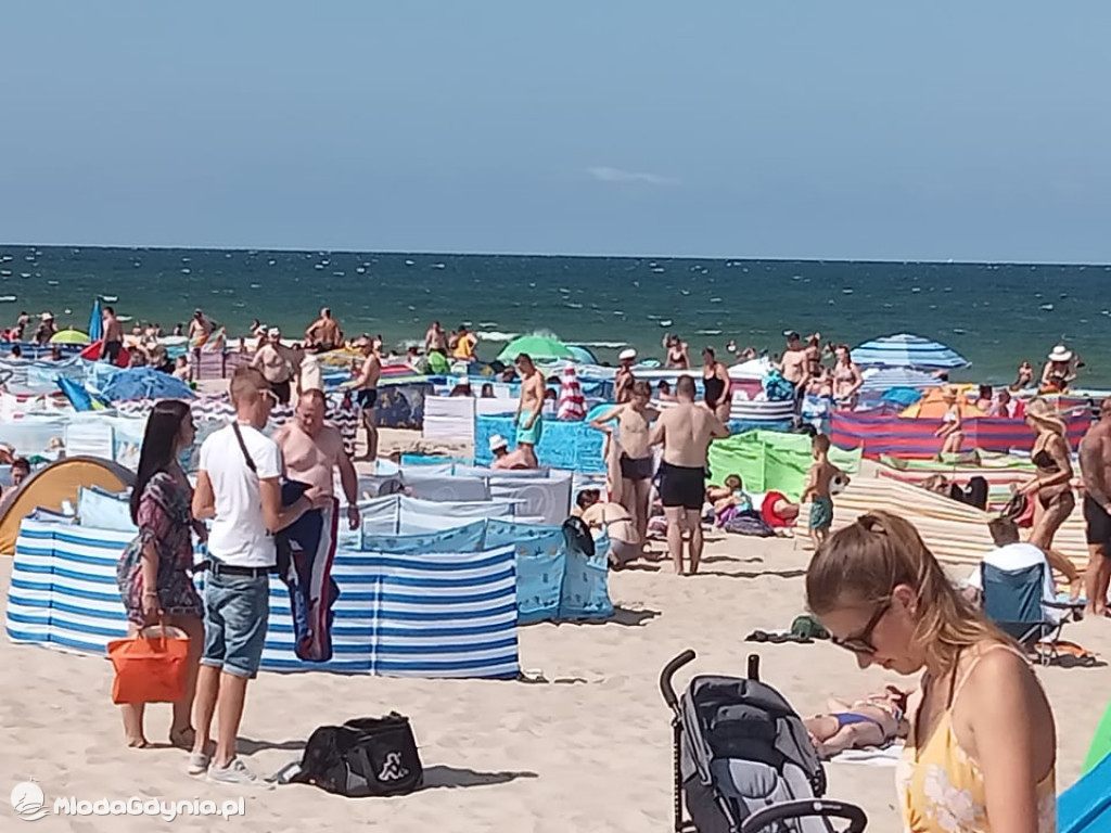 A tym czasem na plaży we Władysławowie