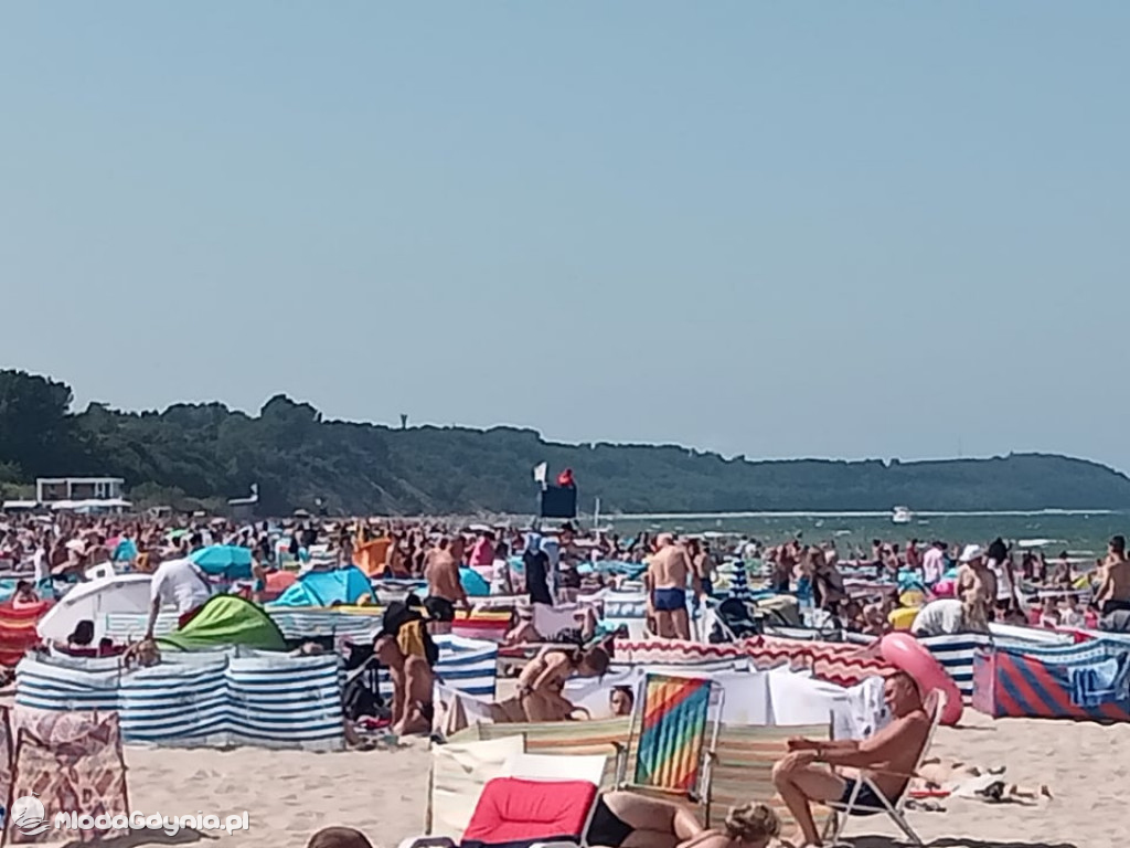 A tym czasem na plaży we Władysławowie