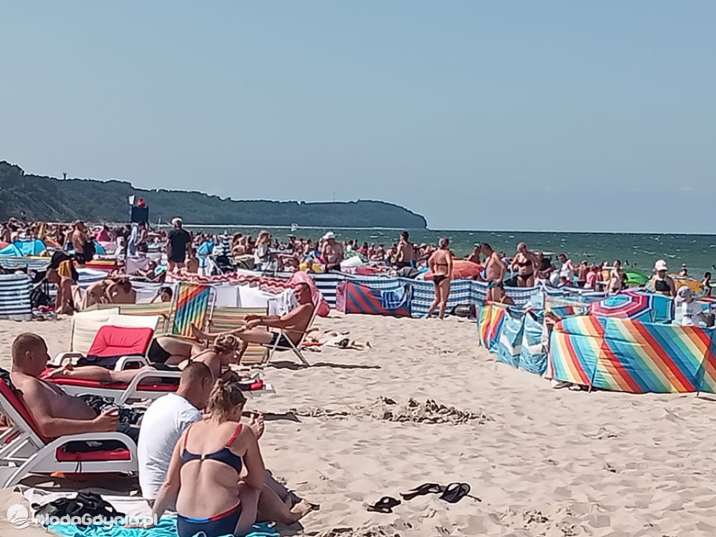 A tym czasem na plaży we Władysławowie