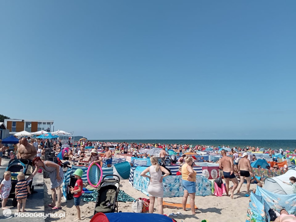 A tym czasem na plaży we Władysławowie