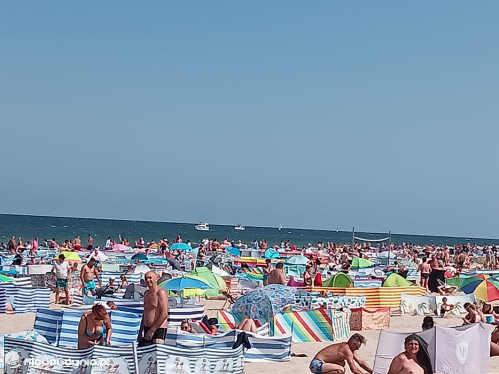 A tym czasem na plaży we Władysławowie