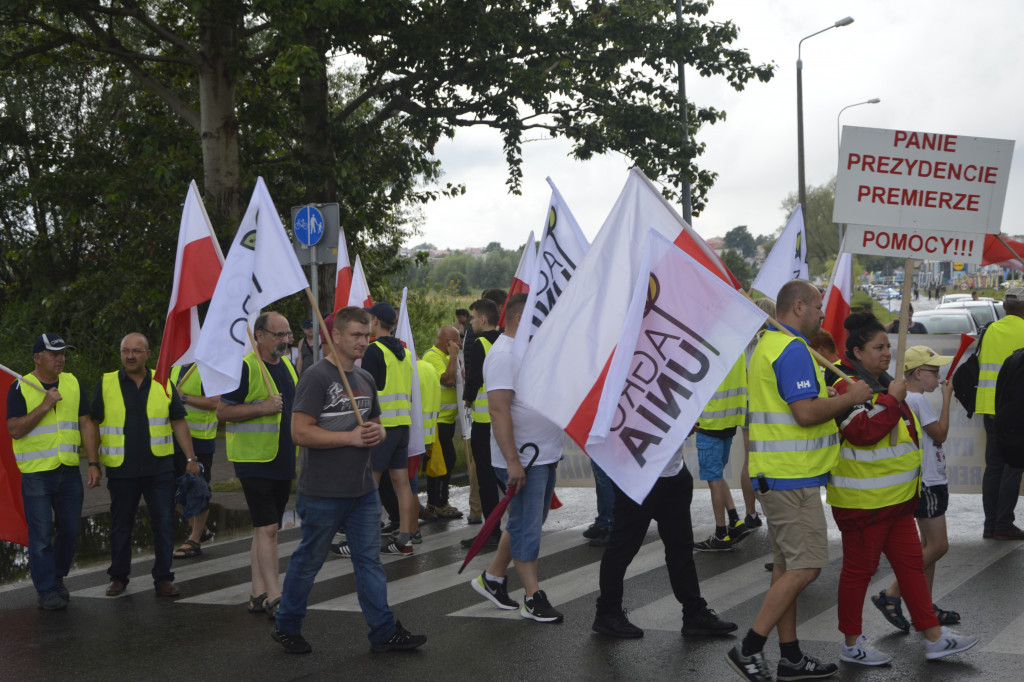 Protest rybaków i rolników we Władysławowie 24.07.2021
